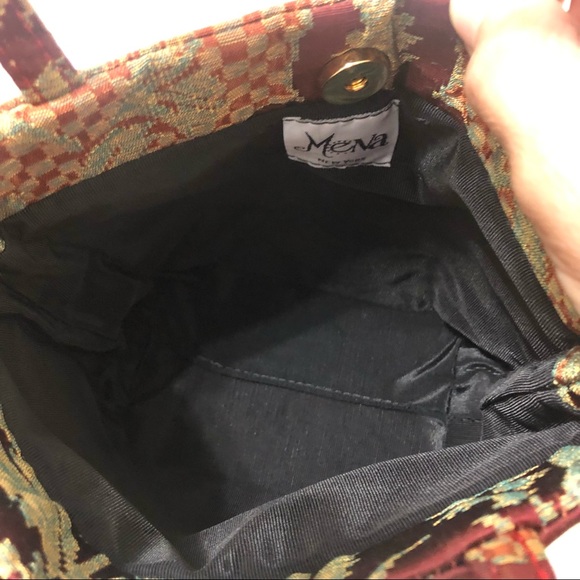 Vintage Mena New York Embroidered Handbag - Picture 3 of 6